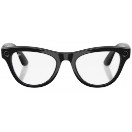 Умные очки Ray-Ban Meta* Skyler Gen 2 Shiny Black, Фотохромные линзы Clear to Amethyst Transitions (RW4014)